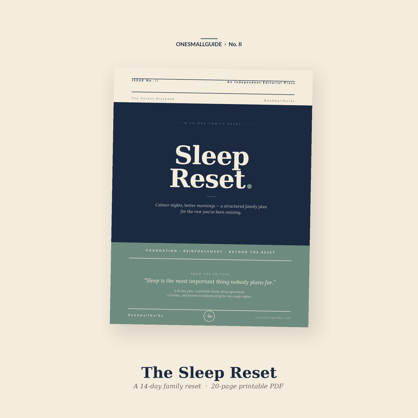 The Sleep Reset — A 14-Day Family Reset