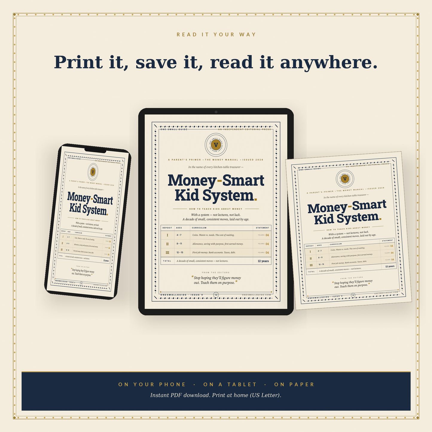 The Money-Smart Kid System — A Parent's Primer