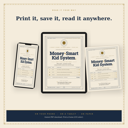 The Money-Smart Kid System — A Parent's Primer